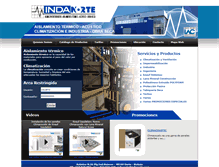 Tablet Screenshot of indanorte.com